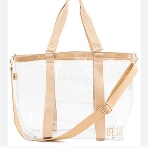 NWT BEIS Clear The Hat Tote
